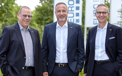 Die Geschäftsführer der EUROBAUSTOFF, v.l.:  Jörg Hoffmann, Dr. Eckard Kern (Vorsitzender), Hartmut Möller 
